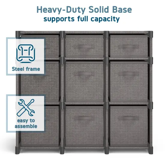 Nestl Cube Storage Organizer Grey {5}