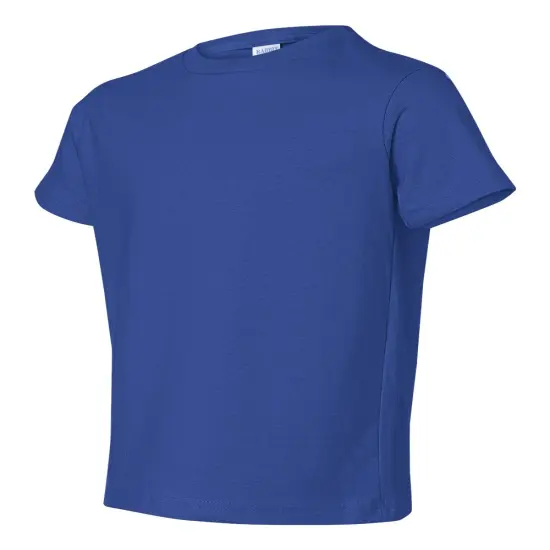 Rabbit Skins&reg; Toddler Cotton Crewneck Short Sleeve Jersey T-Shirt -3301T Chill {6}