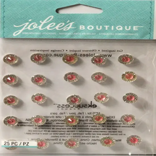 Jolee's Boutique Bling Dual Tone Prizm Spinel Adhesive Dimensional Stickers {1}