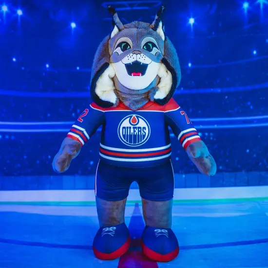 Bleacher Creatures Edmonton Oilers Hunter 20" Jumbo Mascot Plush Figure {6}