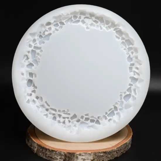 Handmade Colossal Crystal Edge Silicone Mold {2}