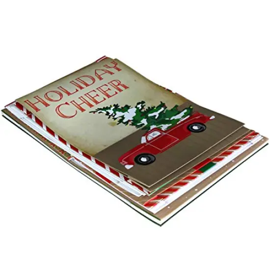 Iconikal Christmas Holiday Kraft Gift Boxes, 3 Sizes, 10-Pack {2}