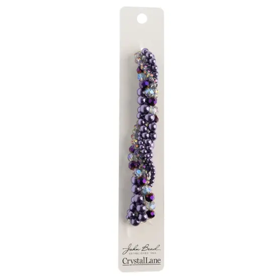 Crystal Lane DIY Scabiosa Twisted Glass & Pearls Beads, 5 Strands {3}