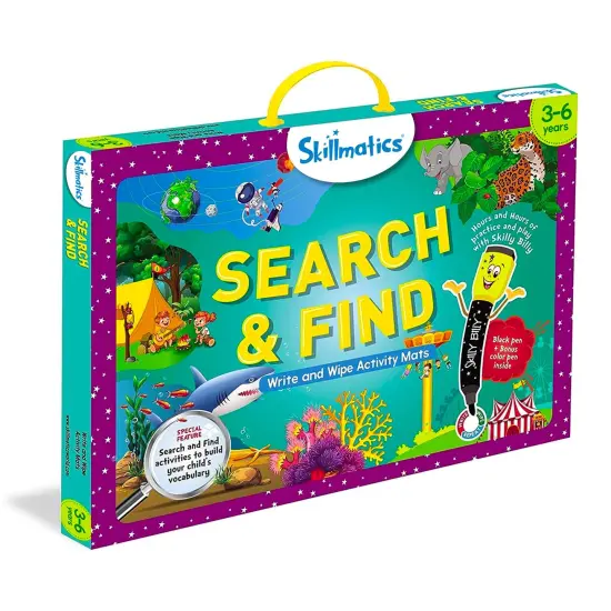 Preschool Learning Activity - Search and Find Educational Game, Perfect for Kids, Toddlers Who Love Toys, Art and Craft Activities, Gifts for Girls and Boys Ages 3, 4, 5, 6 {4}
