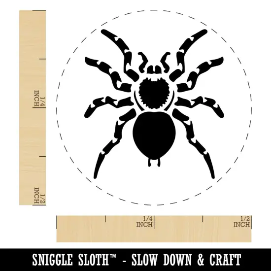 Tarantula Spider Arachnid Bug Self-Inking Rubber Stamp Ink Stamper for Stamping Crafting Planners Dry Pad {1}