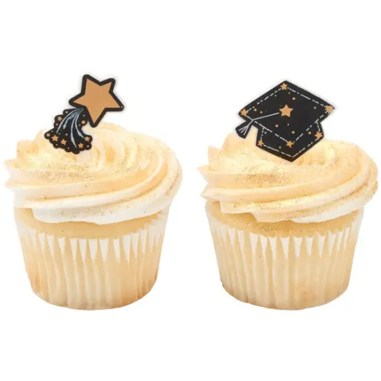 Shoot For The Stars DecoPics Cupcake Decorations, 12ct {2}