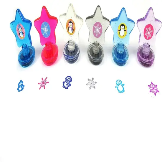 TINYMILLS 24 Pcs Penguins 2 in 1 Stackable Stacking Crayon with Extra Stamper Topper, Kids Party Favors, Goodie Bag Stuffers, Classroom Rewards, Prizes Visit the TINYMILLS Store {3}