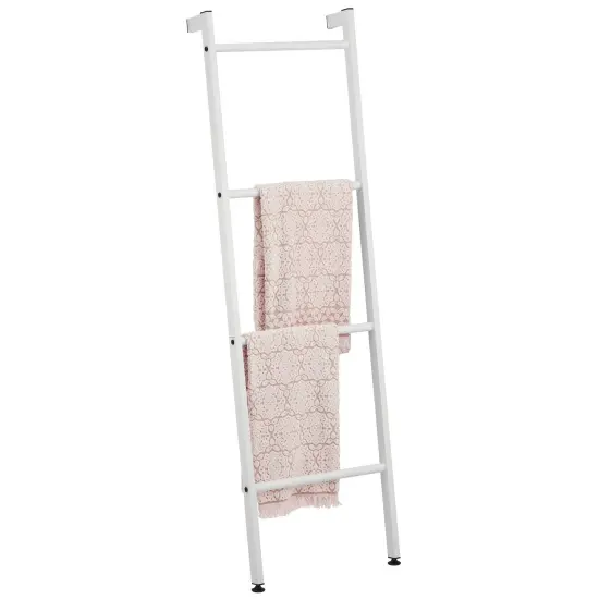 mDesign Metal Blanket & Towel Wall Ladder Rack for Bedroom/Bathroom {1}