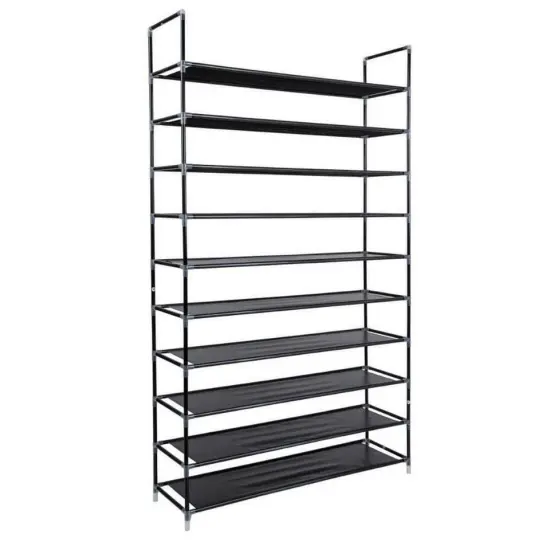 Adjustable Shoe Rack Organizer Storage Shoe Shelves {2}