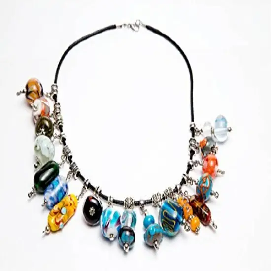 50 Pieces Necklace Cord with Clasp Bulk for Necklace Bracelet Jewelry Making Multicolor {2}