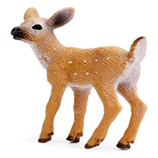 12 Pieces Deer Figurines Cake Toppers, Deer Toys Figure, Small Woodland Animals Set of 12 Fawn {4}