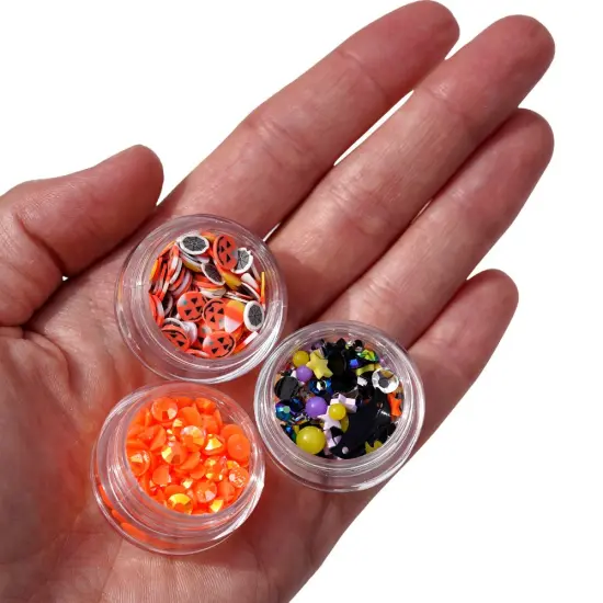 Buttons Galore Fall Halloween Embellishment Assortment for Crafts - 12 Colors {2}