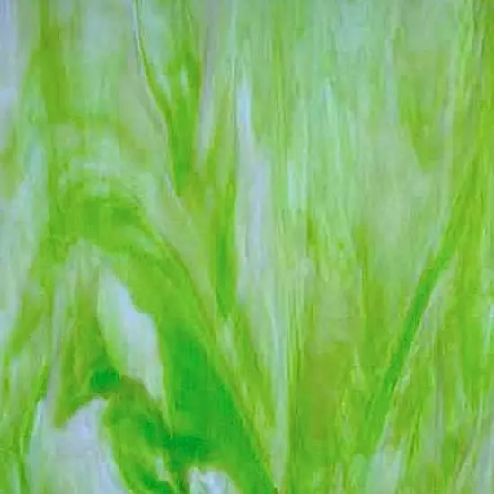 Wissmach Stained Glass Sheet: Green, Wisspy Opal {1}