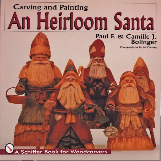 Carving & Painting An Heirloom Santa {1}