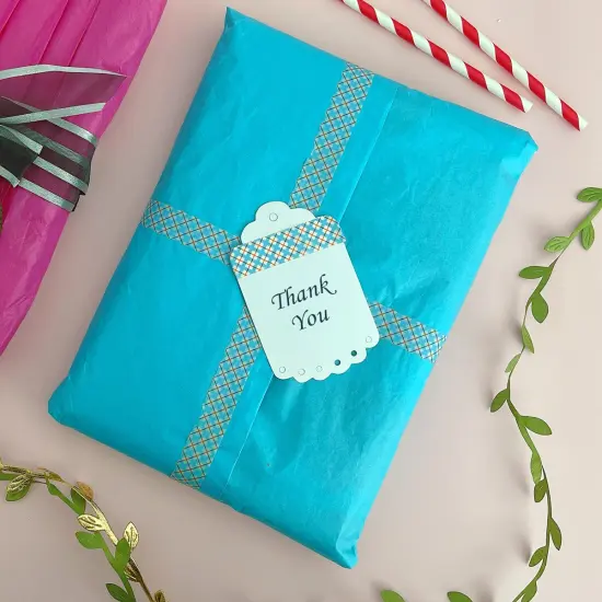 Wrapables Tissue Paper 20 x 28 Inch for Gift Wrapping, Arts & Crafts, Paper Flowers, Garlands, Tassels (60 Sheets) Blue {4}