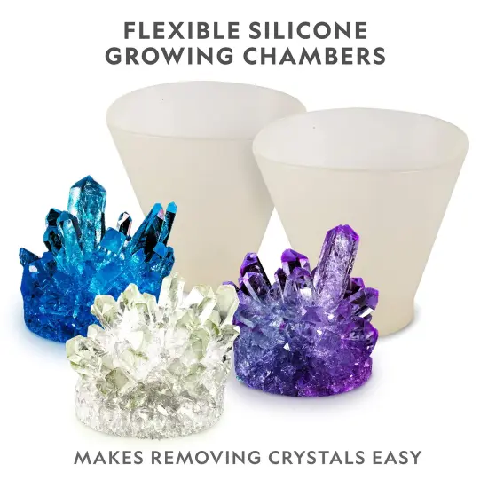 Mega Crystal Growing Kit for Kids- Grow 6 Crystals with Light-Up Stand, Science Gifts for Kids 8-12, Crystal Making Experiment, Science Kit for Girls and Boys (Amazon Exclusive) {3}