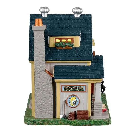 Lemax&copy; Caddington Village Morning Has Come Market Building {3}