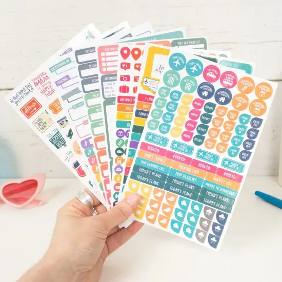 bloom daily planners Sticker Sheets, Travel Pack {2}