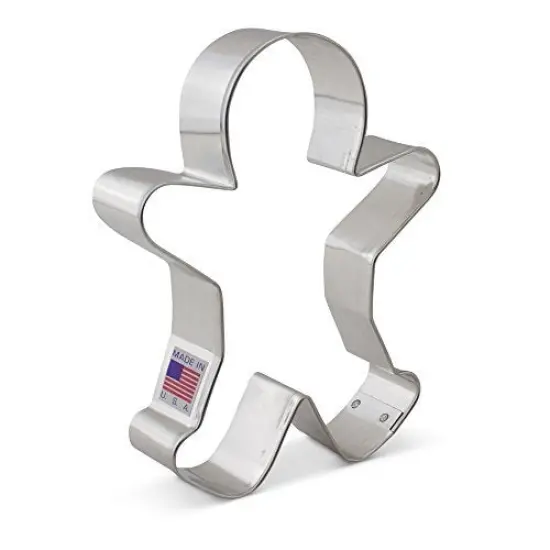 Happy Gingerbread Man Cookie Cutter, Large 5.25" by Ann Clark Cookie Cutters {3}