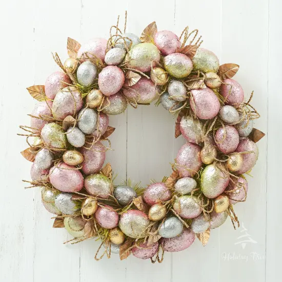 Capiz Easter Egg Wreath {1}