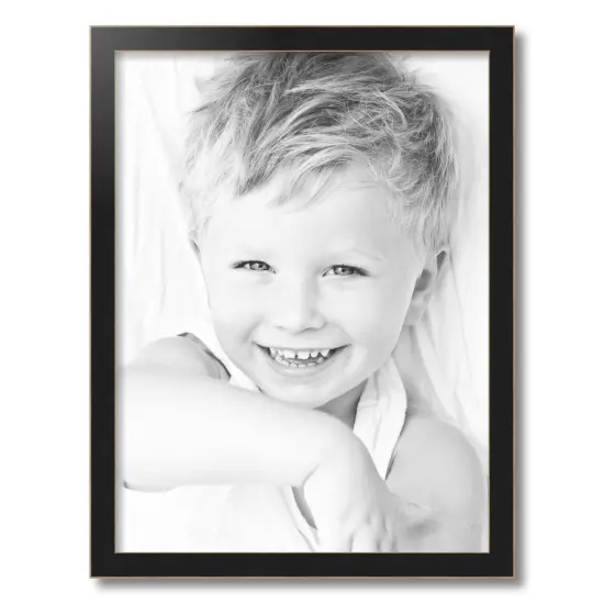 18x24" Modern Custom Poster Frame Raw edge black {1}