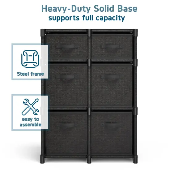 Nestl Cube Storage Organizer Black {5}