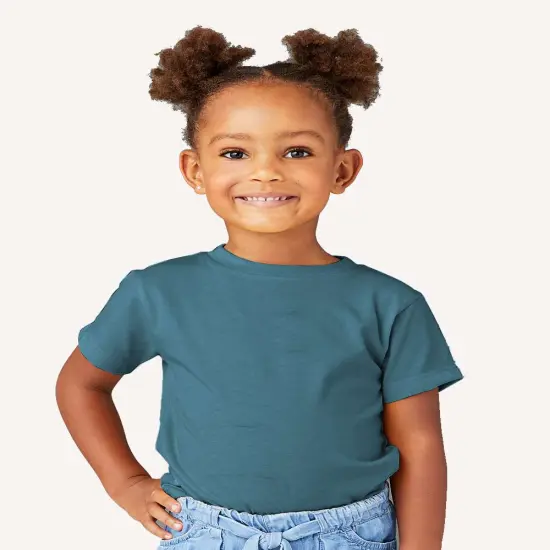 BELLA + CANVAS&reg; Toddler Jersey Crewneck Short Sleeve T-Shirt Vintage black {2}