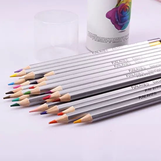 Colored Pencils 24 Coloring Pencils Premium Art Drawing Pencil for Adults Coloring Book {4}