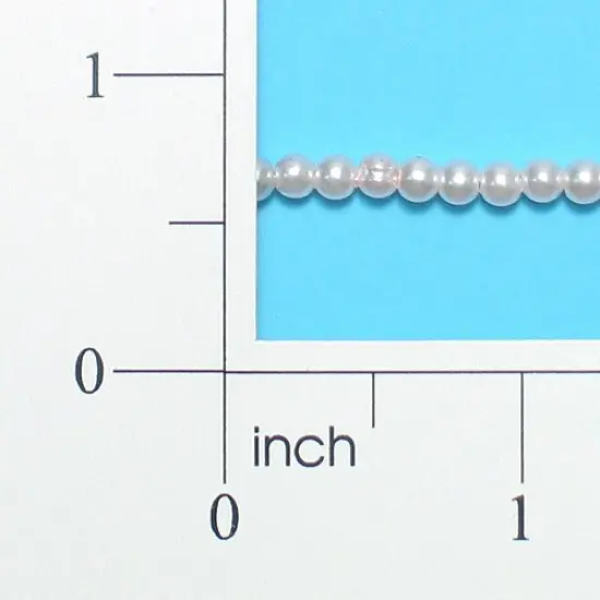 4mm Loose Round Pearl Strand Pink {1}