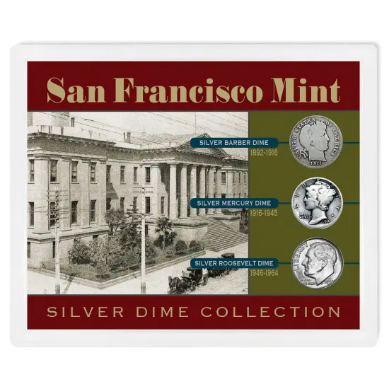 San Francisco Mint Silver Dime Collection {1}