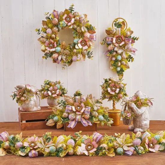 Easter Elegant Premium Handcrafted Wreath 22" {4}