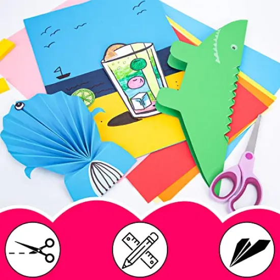 235 Sheets Construction Paper, Heavy Duty Craft Paper A4 Colored Art Cardstock 150 GSM 12 Colors for DIY Crafts Card Making Scrapbook Classroom Supplies {5}