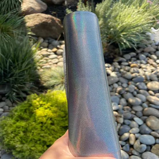 Gun metal small sparkle Vinyl {3}