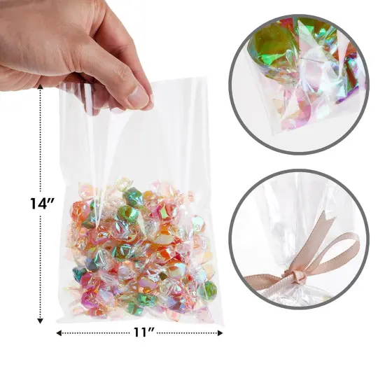 Transparency Clear Cellophane Flat Bags | Premium Gift, shipping, packaging & Safety | RAHEEV&reg; {4}