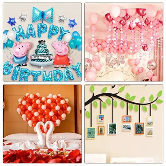 1000 Pieces Glue Point Clear Balloon Glue Removable Adhesive Dots Double Sided Dots of Glue Tape for Balloons Craft Glue Points Dots Sticky Dots or Wedding Decoration {5}