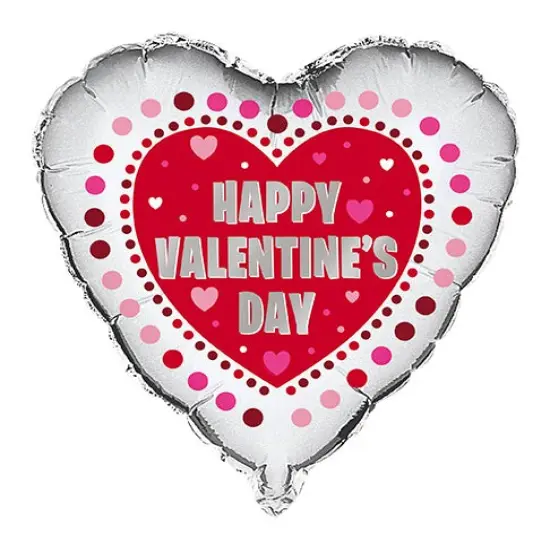 Radiant Hearts Heart 18" Foil Balloon, 1ct {1}