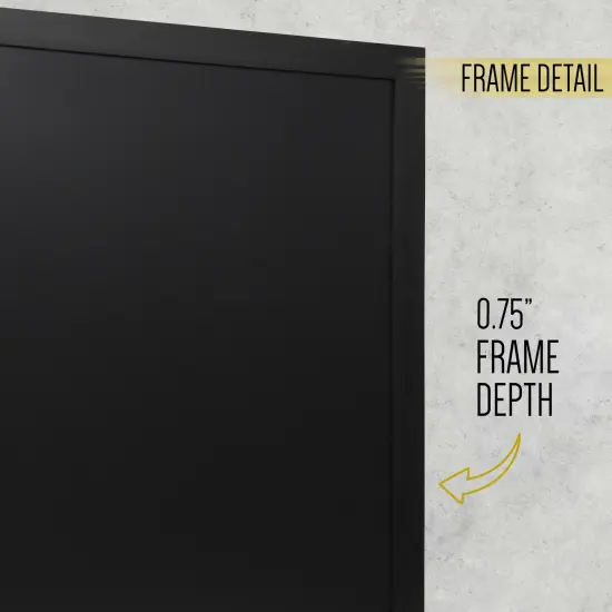 HBCY Creations Magnetic Wall Chalkboard, Framed Decorative Chalkboard with Eraser - For Kitchen, Weddings, Restaurant Menus and More! {8}