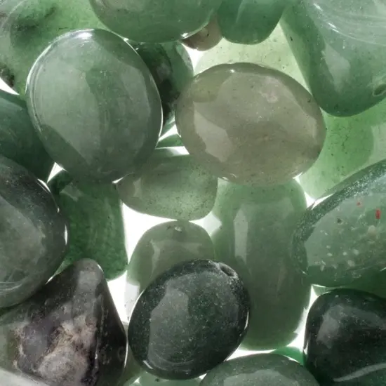 Earth's Jewels Green Aventurine Natural Stone Bead Assortment {2}