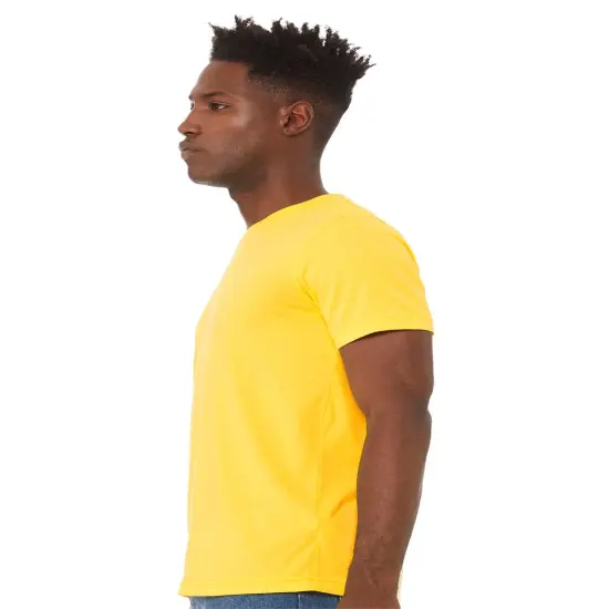 BELLA + CANVAS&reg; Crewneck Short Sleeve CVC Jersey Tee Heather sage {6}