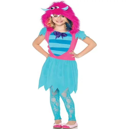 Cross-Eyed Carlie Furry Monster Girl's Costume {1}
