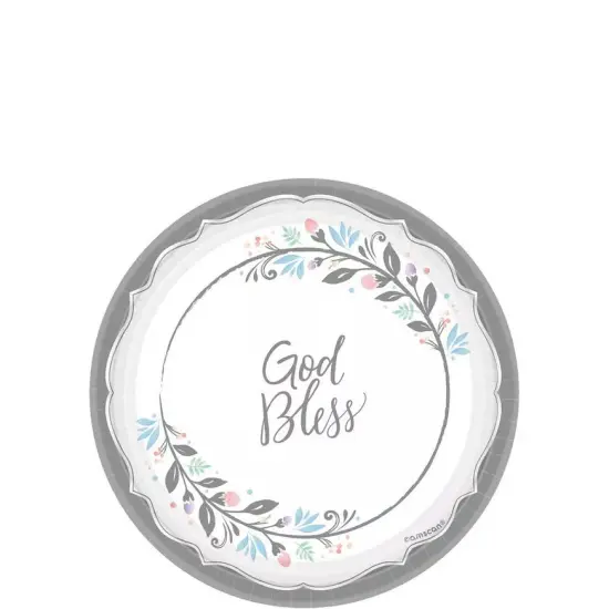 Holy Day Round Plates, 7" {1}