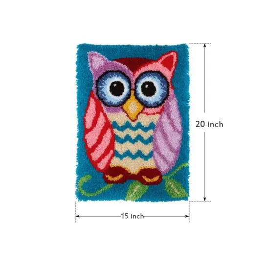 Latch Hook Rug Kit Owl {2}
