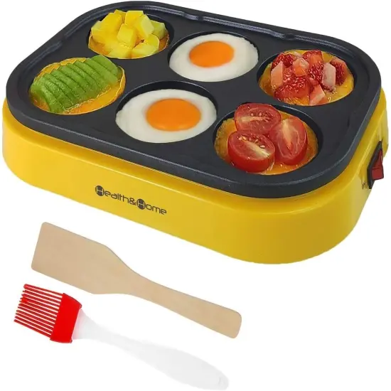 Electric Mini Pancake and Egg Frying Pan for Snacks or Desserts {1}