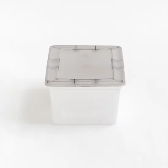 IRIS USA 6 Quart Snap Top Plastic Storage Box, 10 Pack {5}