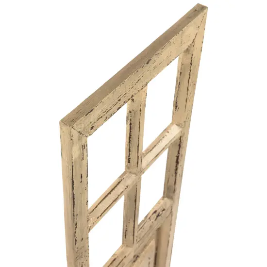 Northlight Miniature Weathered Wooden Door Wall Decoration - 28" Beige {6}
