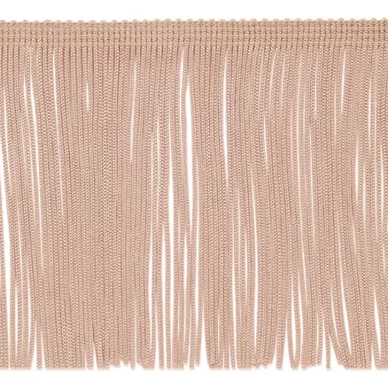 10 Yards of 6" Chainette Fringe Trim | 10 yard cut Rose Gold {1}