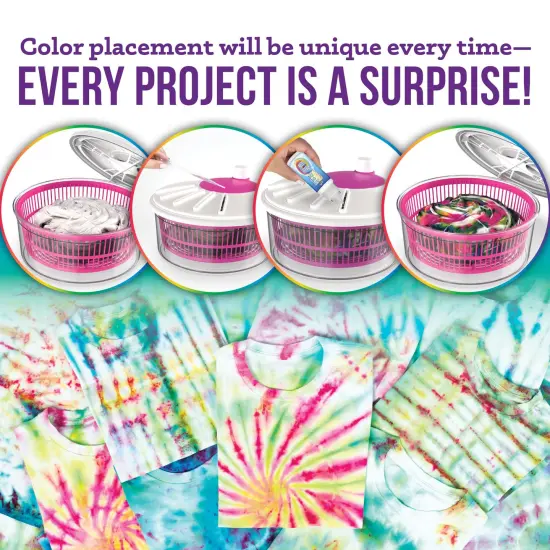 Tulip Spin Art Tie-Dye Studio {6}