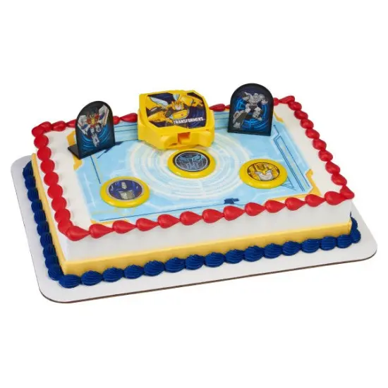 Transformers&reg; Autobot Battle DecoSet&reg; Cake Decoration {1}