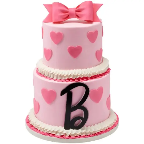 Barbie B and Silhouette Cake Decoration Layon, 2pcs {5}