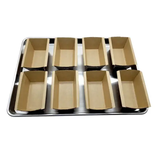 25 Pack Mini Loaf Paper Baking Pans {3}